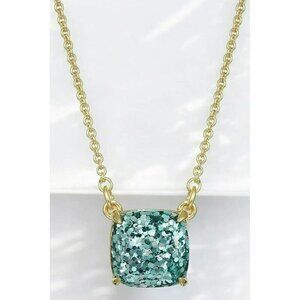 Kate Spade New York Cause A Stir Glitter Pendant Necklace in Turquoise